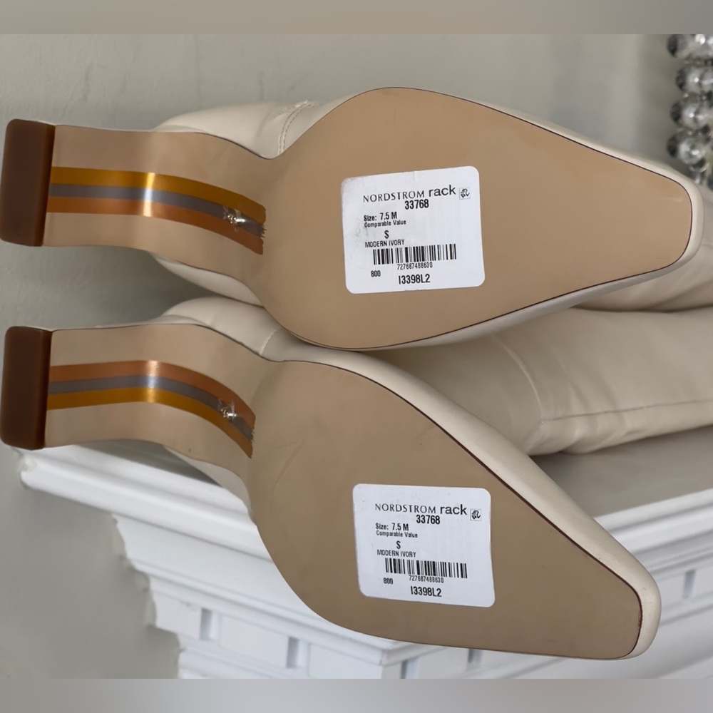 Sam Edelman SYLVIA Knee High Boot in cream Size 6.5 New with Tag - Picture 10 of 11